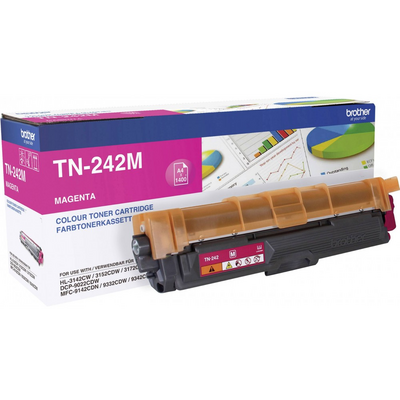 Brother TN-242 MAGENTA TONER FOR DCL 1.400P F/ HL-3152CDW -3172CDW