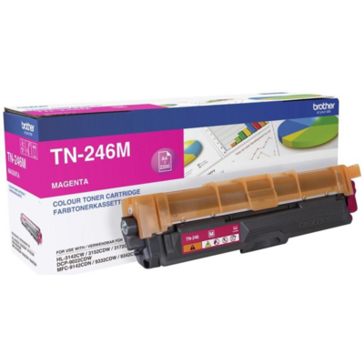 Brother TN-246 MAGENTA HY TONER FOR DCL 2.2000P F/ HL-3152CDW -3172CDW