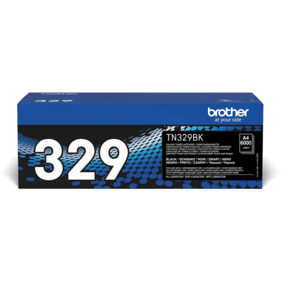 Brother TN-329BK TONER CARTRIDGE BLACK F/ HL-L8350CDW 6000PGS