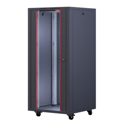 FORMRACK 16U Interline 600x600 19" szabadon álló rack szekrény - RAL9005 fekete