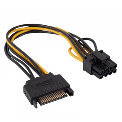 Akyga Adapter SATA / PCI-Express 6+2-pin - AK-CA-80