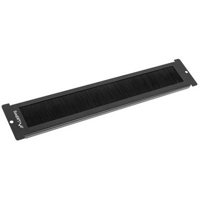 Lanberg 19 " fésűs kábel átvezető FFO1 sorozatú, LCD paneles szabadon álló szekrényekhez, fekete