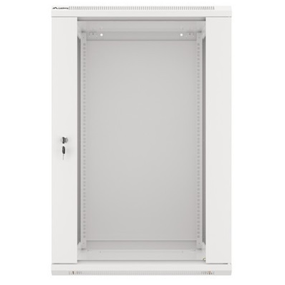 Lanberg 19" fali rack szekrény 18U/600X600 lapraszerelt, szürke V2