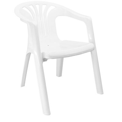 FLAIR Opus 70358 alacsony támlás fehér kerti szék
