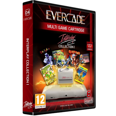 Evercade #4 Interplay Collection 1 6in1 Retro Multi Game játékszoftver csomag