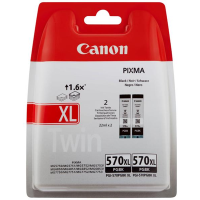 Canon PGI-570PGBK XL Twin Black tintapatron