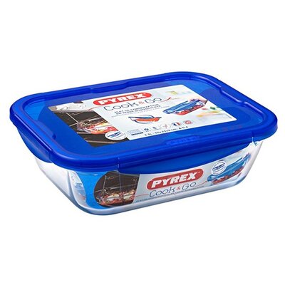 Pyrex 281PG Cook&Go 0,8 l fedővel hőálló tárolóedény