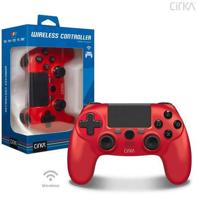 CIRKA NUFORCE PS4/PC/Mac Kiegészítő Vezeték nélküli kontroller, Piros
