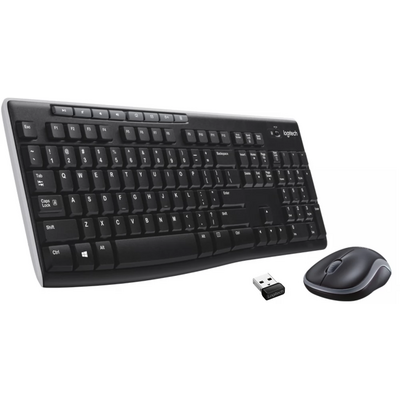 Logitech MK270 Wireless Keyboard + Mouse Black DE