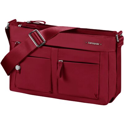Samsonite MOVE 4.0 Horiz. Shoulder Bag+flap piros női válltáska