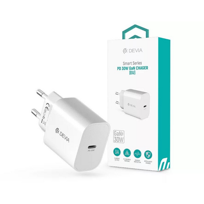 Devia ST399794 Smart GaN 30W Type-C Hálózati töltő adapter