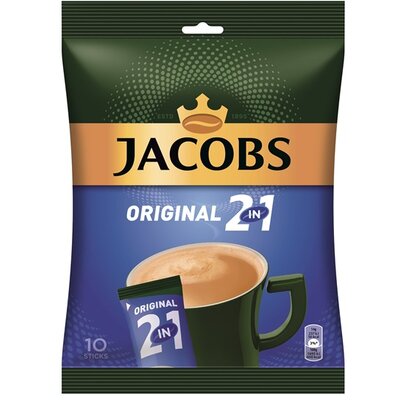 Douwe Egberts Jacobs 2in1 10x14g instant kávékeverék csomag