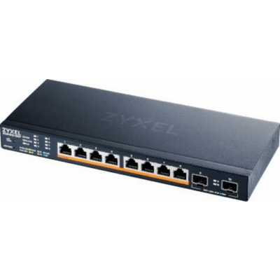 ZYXEL Switch 8-port 2.5GbE, 2 SFP+, 8 x PoE++ 130W Smart Switch, hybird mode, NebulaFlex Cloud, XMG1915-10EP-EU0101F