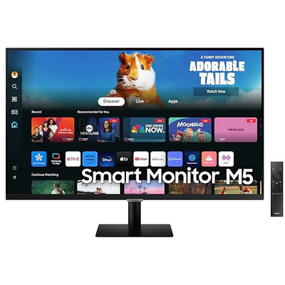 SAMSUNG SMART VA monitor 32" M5, 1920x1080, 16:9, 250cd/m2, 4ms, 2xHDMI/2xUSB/WiFi/Bluetooth, hangszóró -LS32DM500EUXDU