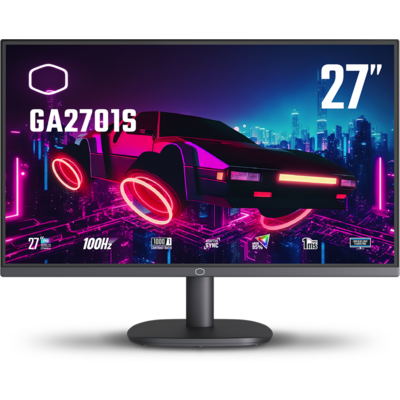 COOLER MASTER Monitor Gaming 27" GA2701S, 100Hz, FHD 1920x1080, Adaptive Sync, 1xHDMI/1xVGA