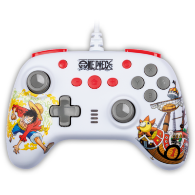 KONIX - ONE PIECE Nintendo Switch/PC Kompatibilis Vezetékes kontroller, Fehér