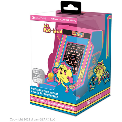 MY ARCADE Játékkonzol Ms.Pac-Man Nano Player Pro Retro Arcade 4.8" Hordozható, DGUNL-7023