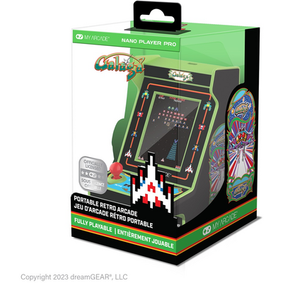 MY ARCADE Játékkonzol Galaga Nano Player Pro Retro Arcade 4.8" Hordozható, DGUNL-4197
