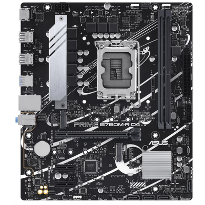 ASUS Alaplap S1700 PRIME B760M-R D4 INTEL B760, mATX ASUS Alaplap S1700 PRIME B760M-R D4 INTEL B760, mATX