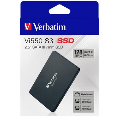 Verbatim VI550 SSD SATA III 128GB 2 5INCH SATA 3D NAND SSD