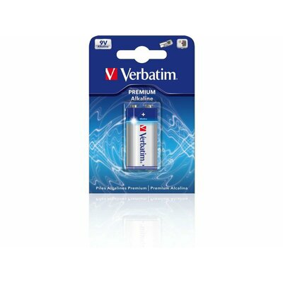 Verbatim PACK 1 PILE 9V 6LR61 ALKALINE