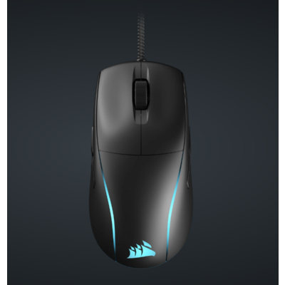 CORSAIR Vezetékes Egér Gaming, M75 RGB, Ultra-könnyű, RGB Világítás, 26000dpi, fekete