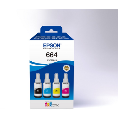 EPSON Tintapatron szett 664 EcoTank 4-colour multipack (BCMY)