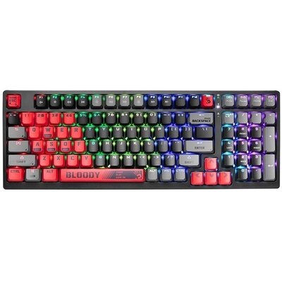 A4-Tech Bloody S98 Sports US RGB piros mechanikus (red switch) gamer billentyűzet