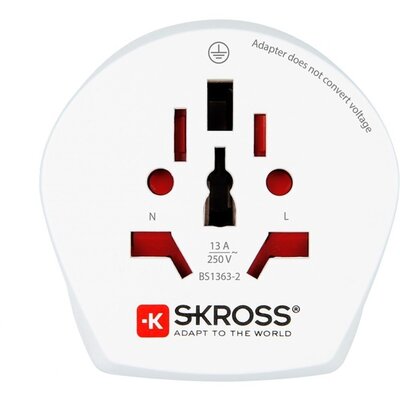 SKROSS 1.500210-E AU/CN/EU fehér átalakító