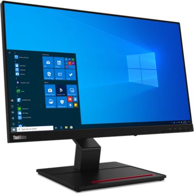 LENOVO Monitor ThinkVision T24t-20; 23,8" FHD 1920x1080 IPS, 60Hz, 16:9, 1000:1, 300cd/m2, 4ms, HDMI, DP, USB Type-C