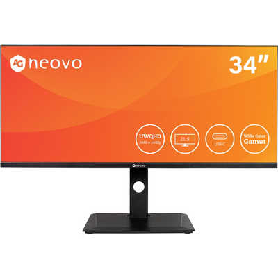 AG Neovo DW-3401 34IN ULTRAWIDE IPS 3440X1440 350 CD/M2 1000000:1 US