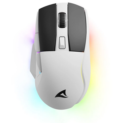 Sharkoon SKILLER SGM50W WHITE + STATION OPTICAL GAMING MOUSE RGB