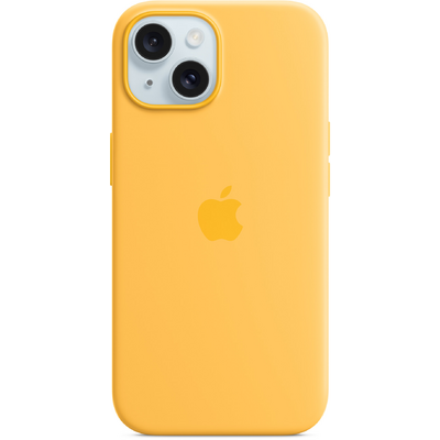 Apple IPHONE 15 SILICONE CASE WITH MAGSAFE SUNSHINE