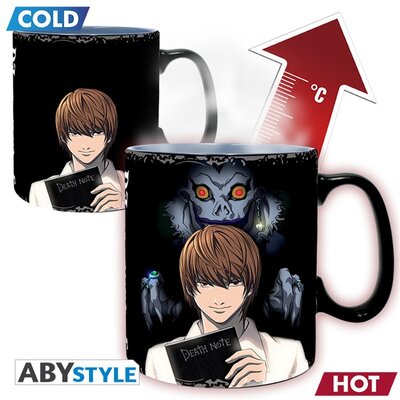 Death Note Kira & L 460ml hőre változó bögre