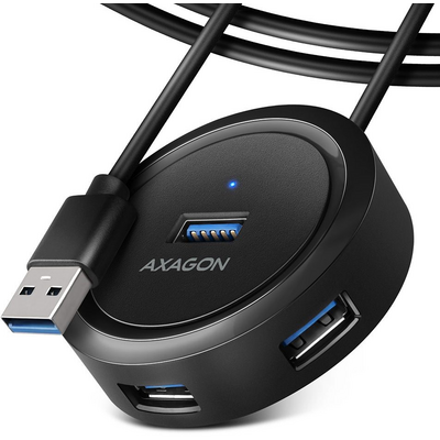 Axagon HUE-P1AL SuperSpeed USB-A ROUND hub