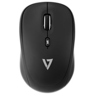 V7 WIRELESS OPTICAL 4 BUTTON MOUSE 2.4GHZ/MOBILE/1600DPI/W/BATTERY