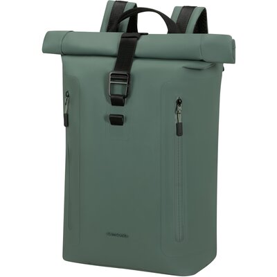 Samsonite COATIFY BIZ Rolltop Backpack 15.6" zöld laptop hátizsák