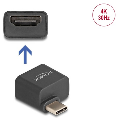 DELOCK Átalakító USB Type-C male > HDMI female (DP Alt Mode) 4K kis méretű