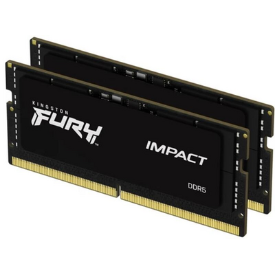 Kingston 64GB DDR5-5600MT/S CL40 SODIMM (KIT OF 2) FURY IMPACT PNP