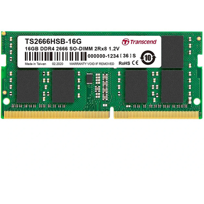 Transcend 8GB JM DDR4 3200 SO-DIMM 1RX4 1 1GX16 CL22 1.2V