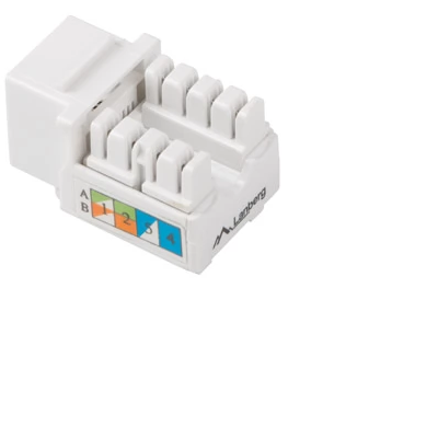 Lanberg Keystone modul RJ45->LSA CAT.6 UTP 90°