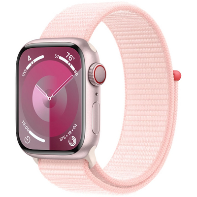 Apple APPLE WATCH SERIES9 CELL 45MM PINK ALU LIGHT PINK SPORT LOOP