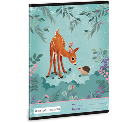 Ars Una My Secret Garden 24 (5339) A5 14-32 1. osztályos vonalas füzet