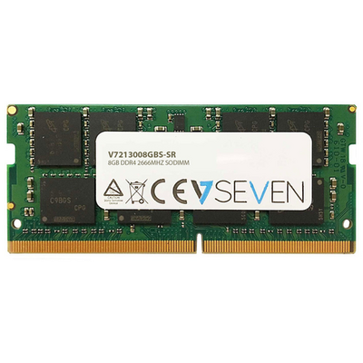 V7 8GB DDR4 2666MHZ CL19 NON ECC SO DIMM PC4-21300 1.2V 288PIN