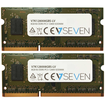 V7 2X4GB KIT DDR3 1600MHZ CL11 NON ECC SO DIMM PC3L-12800 1.35V