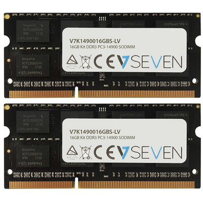 V7 2X8GB KIT DDR3 1866MHZ CL13 NON ECC SO DIMM PC3-14900 1.35V