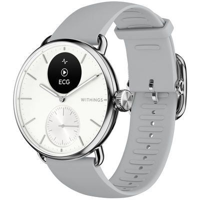 Withings HWA10-model 2 ScanWatch 2 38mm fehér okosóra