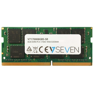 V7 8GB DDR4 2133MHZ CL15 NON ECC SO DIMM PC4-17000 12V