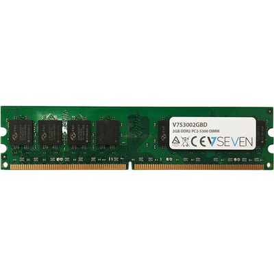 V7 2GB DDR2 667MHZ CL5 NON ECC DIMM PC2-5300 1.8V LEG