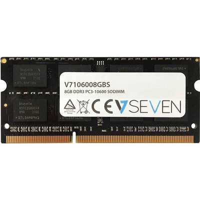 V7 8GB DDR3 1333MHZ CL9 NON ECC SO DIMM PC3-10600 1.5V